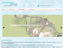 Tablet Screenshot of cruells-ortodoncia.com